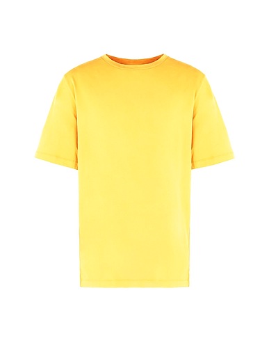8 by YOOX Basic T-Shirt ORGANIC COTTON OVERSIZED FIT S/SLEEVE T-SHIRT
 Marigold 100% Organic cotton