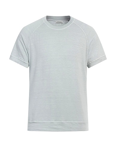 AUTHENTIC ORIGINAL VINTAGE STYLE T-shirt Grigio chiaro 66% Lino, 30% Cotone, 4% Elastan