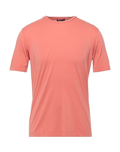 SUITE 191 T-shirt Salmon pink 93% Cotton, 7% Elastane