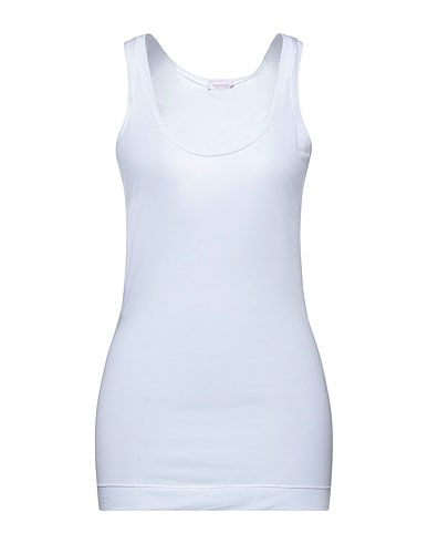ROSSOPURO Vest Ivory 80% Modal, 20% Polyamide