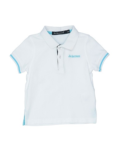 JECKERSON Polo shirt White 100% Cotton