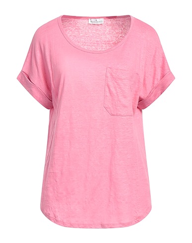 BRUNO MANETTI T-Shirt Rosa 100% Leinen