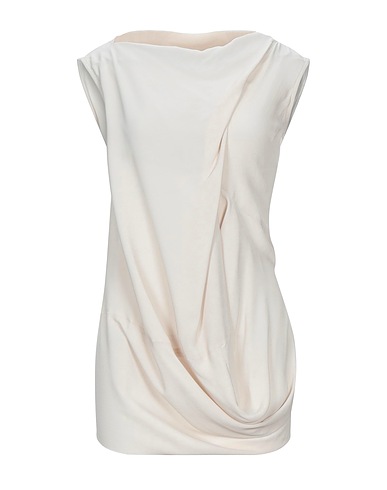 RICK OWENS Top Ivory 62% Acetate, 38% Silk
