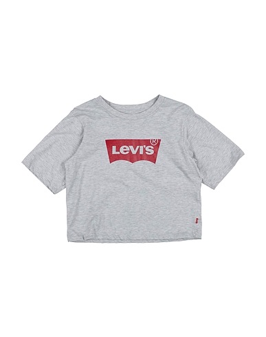 LEVI'S T-shirt Light grey 100% Cotton