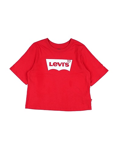 LEVI'S T-shirt Rosso 100% Cotone