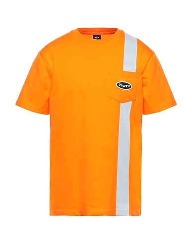 HUF T-shirt Arancione 100% Cotone