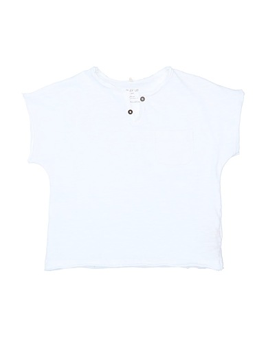 PLAY UP T-shirt Bianco 100% Cotone organico