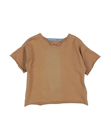 MINIMU' T-shirt Camel 100% Cotton