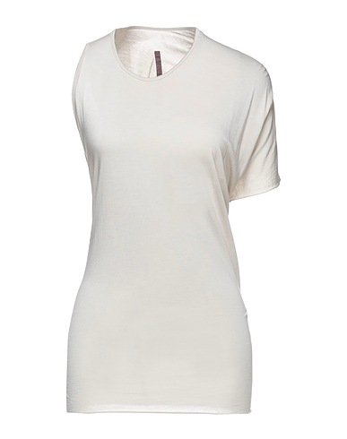 RICK OWENS LILIES T-shirt Light grey 70% Viscose, 15% Polyamide, 15% Cotton