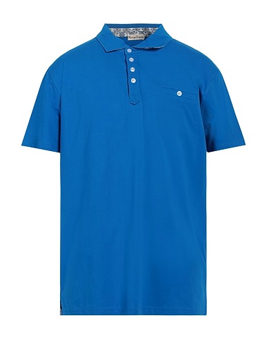 CASHMERE COMPANY Polo Blu 100% Cotone