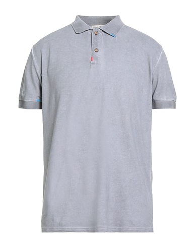 CASHMERE COMPANY Polo shirt Grey 100% Cotton