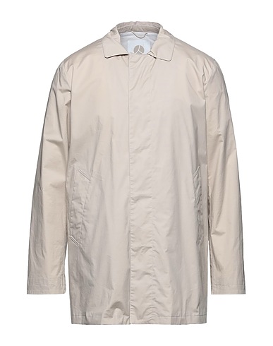 PEOPLE OF SHIBUYA Pardessus Beige 97% Coton, 3% Élasthanne