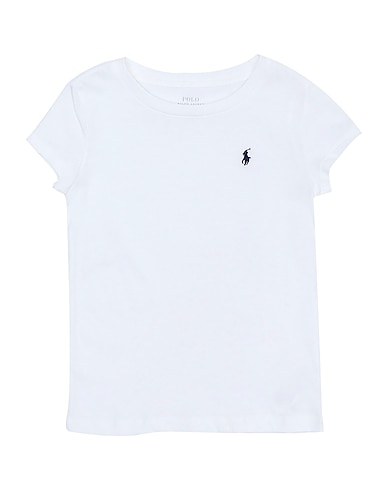 POLO RALPH LAUREN T-shirt  Cotton Jersey Tee 
 White 100% Cotton