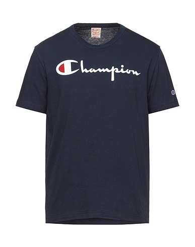 CHAMPION T-shirt Midnight blue 100% Cotton
