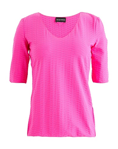 EMPORIO ARMANI T-shirt Pink 95% Polyamide, 5% Elastane
