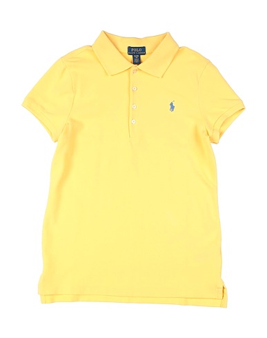 POLO RALPH LAUREN T-shirt Cotton Jersey Crew -Neck  T-Shirt
 Yellow 100% Cotton