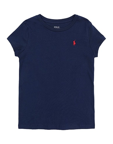 POLO RALPH LAUREN T-shirt Cotton Jersey Crew -Neck  T-Shirt
 Midnight blue 100% Cotton
