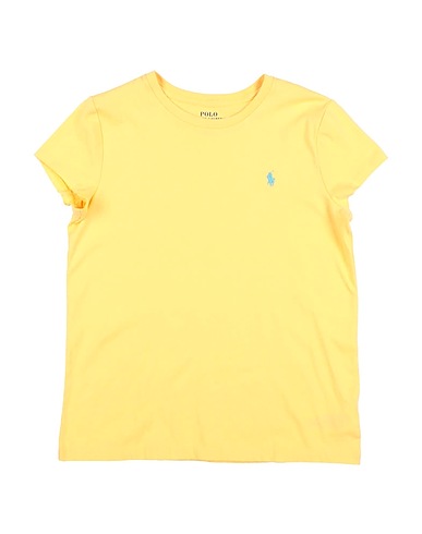 POLO RALPH LAUREN T-shirt Cotton Jersey Crew -Neck  T-Shirt
 Marigold 100% Cotton