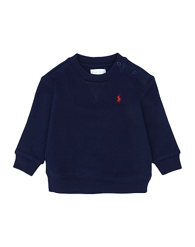 POLO RALPH LAUREN Sweatshirt Cotton-Blend-Fleece Sweatshirt
 Midnight blue 84% Cotton, 16% Polyester
