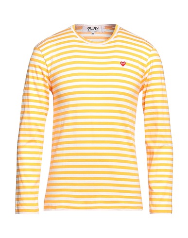 COMME des GARÇONS PLAY T-shirt Orange 100% Cotton