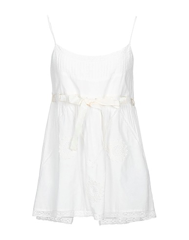 SEMICOUTURE Camisole Avorio 100% Cotone