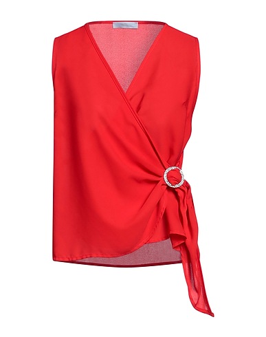 FLY GIRL Top Red 100% Polyester