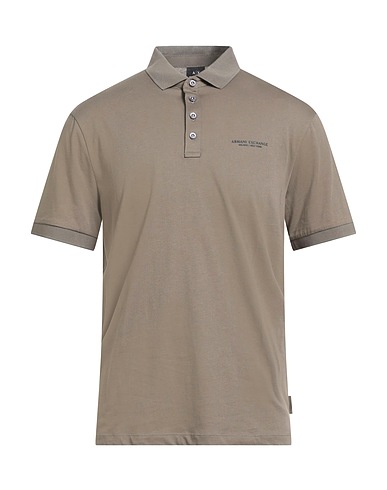 ARMANI EXCHANGE Polo Khaki 100% Cotone