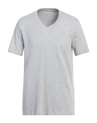 ARMANI EXCHANGE T-shirt Light grey 95% Cotton, 5% Elastane