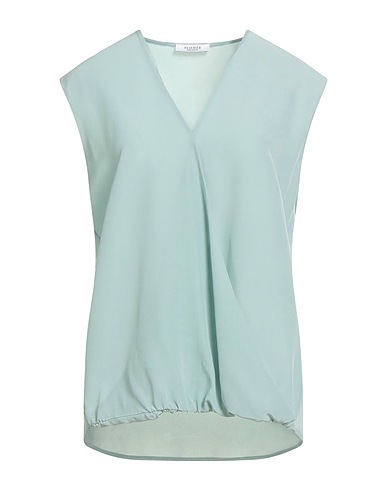PESERICO Silk top Turquoise 100% Silk