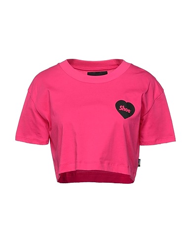 SHOE Crop top Fuchsia 100% Cotton