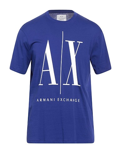 ARMANI EXCHANGE Ｔシャツ ネイビー コットン 100%