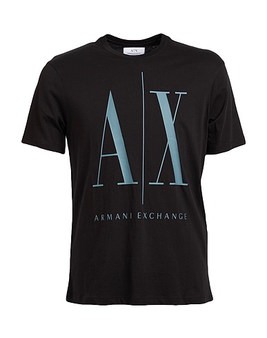ARMANI EXCHANGE T-shirt Black 100% Cotton