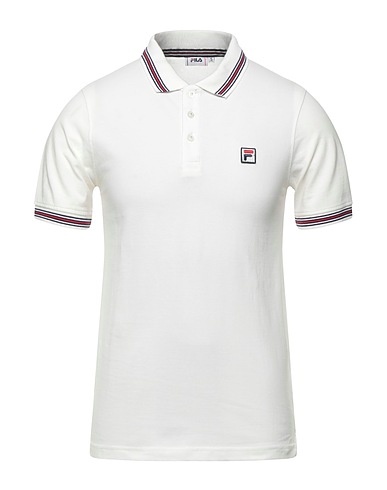 FILA Polo shirt Ivory 100% Cotton