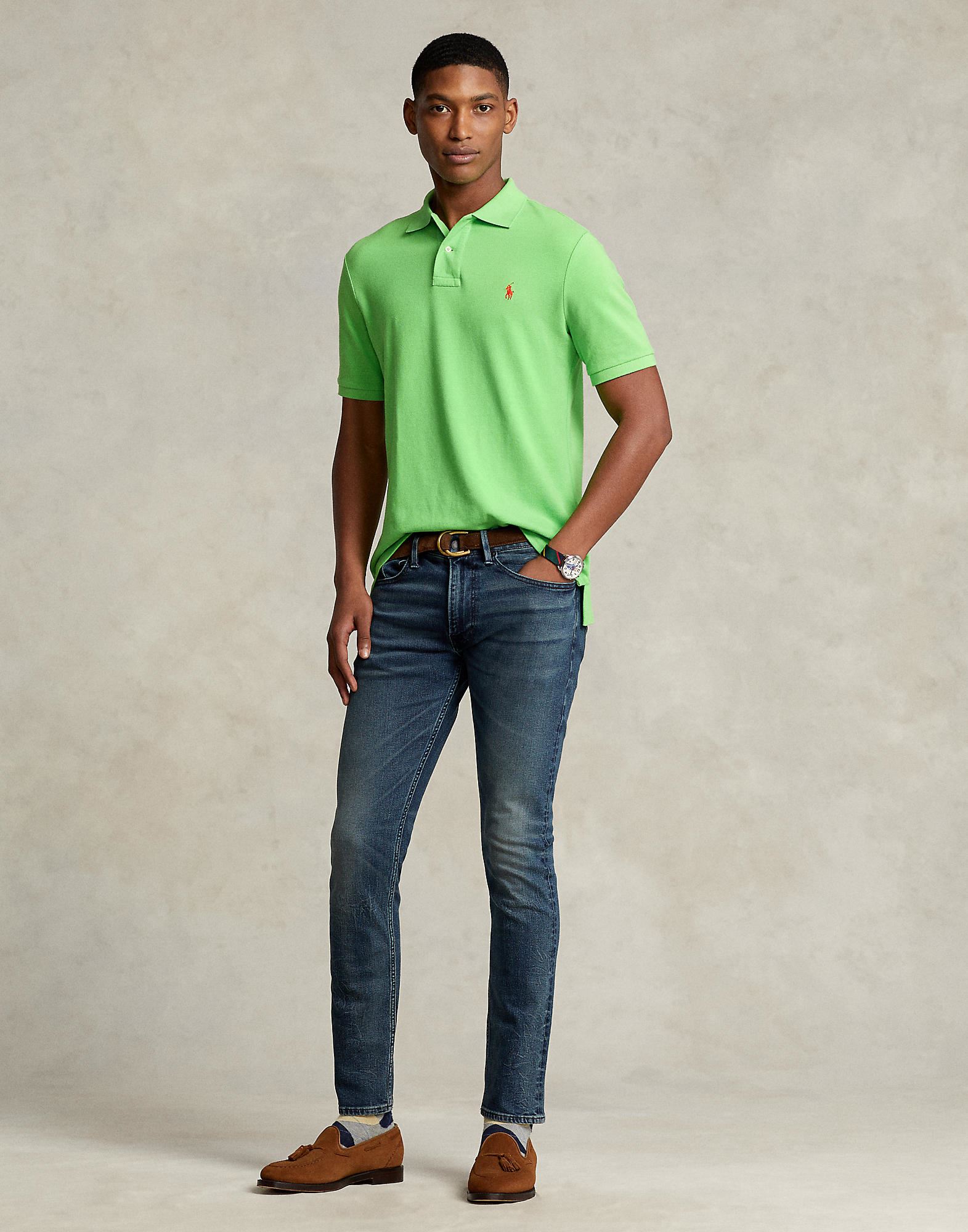 POLO RALPH LAUREN T-Shirts and Tops | Lime green Men's Polo Shirt