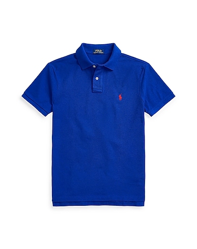 POLO RALPH LAUREN Poloshirt Königsblau 100% Baumwolle