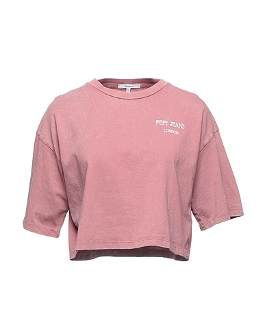 PEPE JEANS Crop top Antique rose 100% Cotton