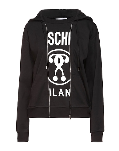 MOSCHINO Sweatshirt Schwarz 97% Baumwolle, 3% Andere Fasern