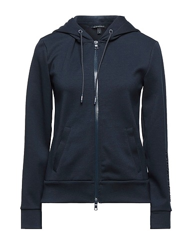 ARMANI EXCHANGE Hooded track jacket  Midnight blue 95% Polyester, 5% Elastane