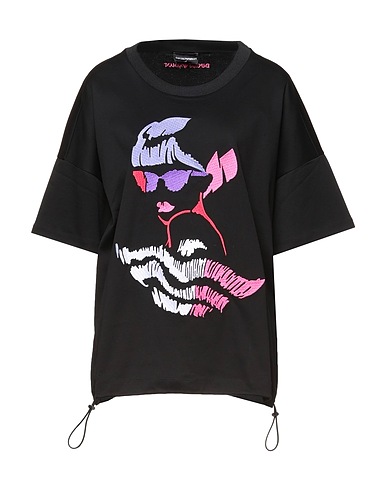 EMPORIO ARMANI T-shirt Black 100% Cotton, Polyester