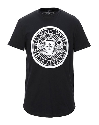 BALMAIN T-shirt Black 100% Cotton