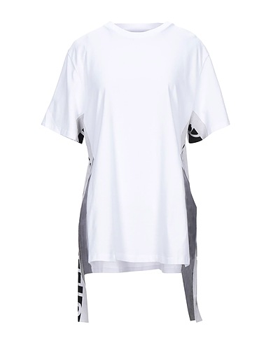 STELLA McCARTNEY Oversize-T-Shirt White 100% Cotton, Viscose, Polyester