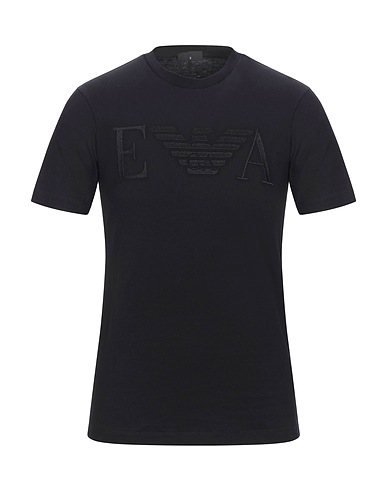 EMPORIO ARMANI Basic T-shirt Black 100% Cotton