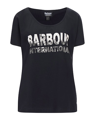 BARBOUR T-shirt INTERNATIONAL Black 94% Cotton, 6% Elastane