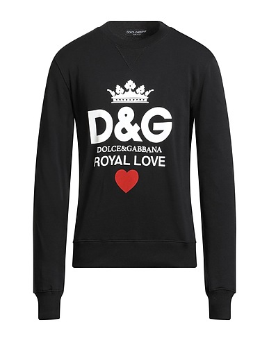DOLCE&GABBANA Sweatshirt Black 100% Cotton