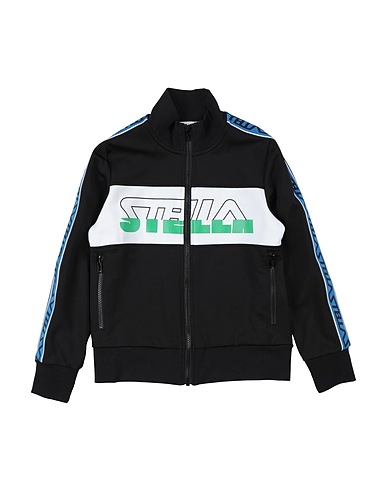 STELLA McCARTNEY KIDS Sweatshirt Black 55% Polyester, 45% Cotton, Elastane
