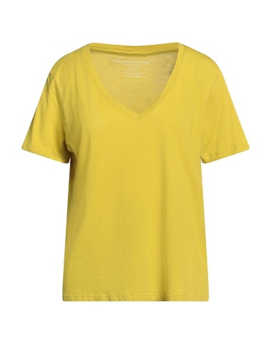 MAJESTIC FILATURES Basic T-shirt Lime green 100% Organic cotton