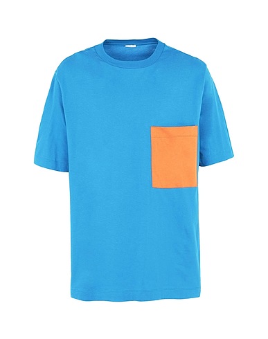 8 by YOOX Oversize-T-Shirt ORGANIC COTTON S/ SLEEVE OVERSIZE T-SHIRT
 Azure 100% Organic cotton