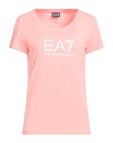 EA7 Camiseta Rosa claro 95% Algodón, 5% Elastán