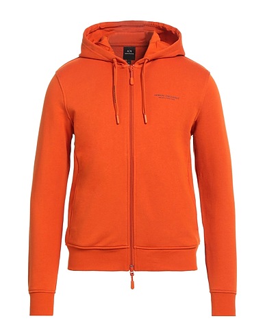 ARMANI EXCHANGE Felpa Arancione 100% Cotone, Elastan