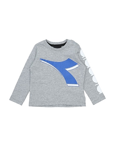 DIADORA T-shirt Grey 100% Cotton